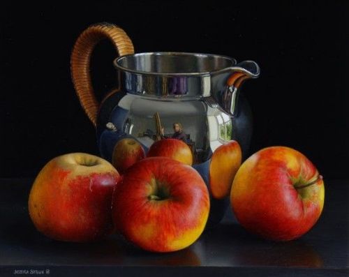 Jessica Brown -  Still Life with Silver Jug and Apples